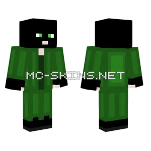 Green Bomber Criminal Suit Minecraft skin