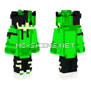 Green Boy Skin Minecraft skin