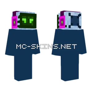 Green Bug Robot Minecraft skin