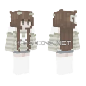 Green Bunny Fixed Minecraft skin