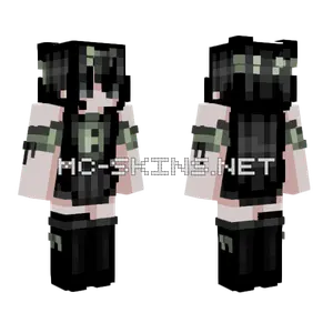 Green Camo Soldier Minecraft skin