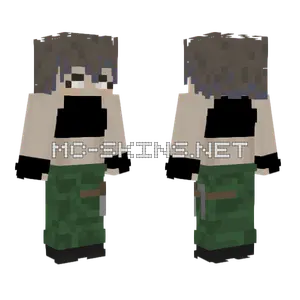 Green Camouflage Soldier Minecraft skin