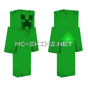 Green Creeper Skin Minecraft skin