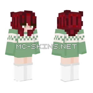 Green Crocodile Skin Minecraft skin