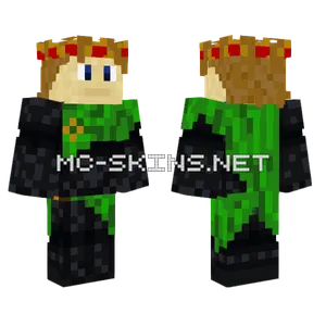 Green Dark Prince Minecraft skin