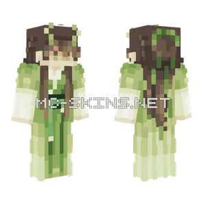 Green Dragon Minecraft skin