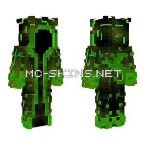 Green Dragon Mage Minecraft skin