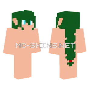 Green Elf Human Minecraft skin