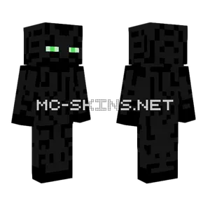 Green Ender Man Minecraft skin