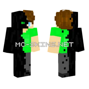 Green Enderman Minecraft skin