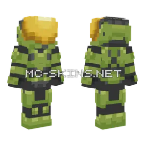 Green Eva Spartan Minecraft skin