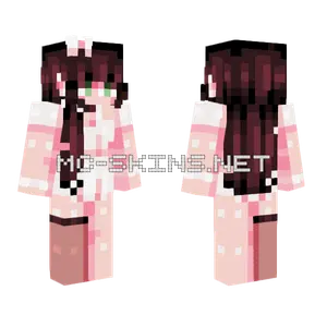 Green Eyed Girl Minecraft skin