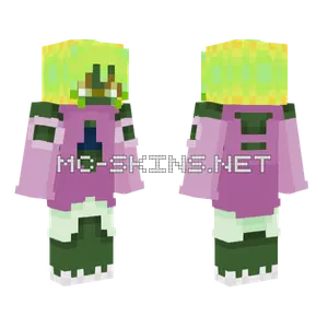 Green Faced Monster Minecraft skin