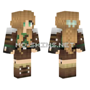 Green Finale Minecraft skin