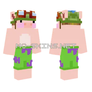 Green Forest Explorer Minecraft skin