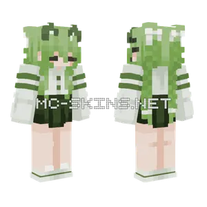 Green Froggy Outfit Minecraft skin