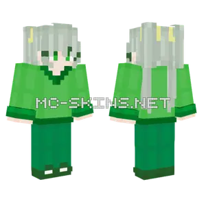Green Girl Remake Minecraft skin