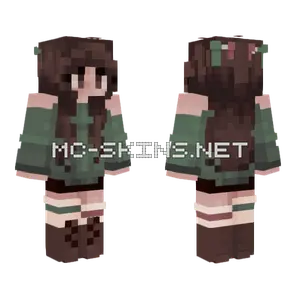 Green Girlie Minecraft skin