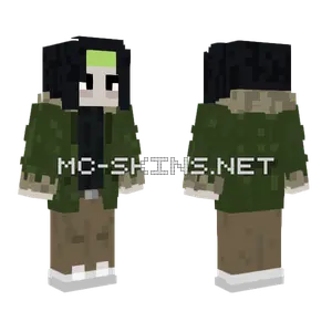 Keisuke Green Camo Outfit