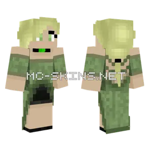 Green Hooded Robe