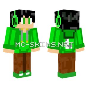 Green Hoodie Boy