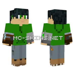 Green Life FS Minecraft skin