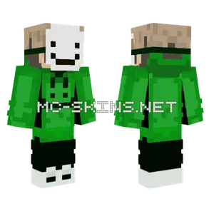 Green Monster Skin Minecraft skin