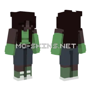 Green Moonlight Minecraft skin