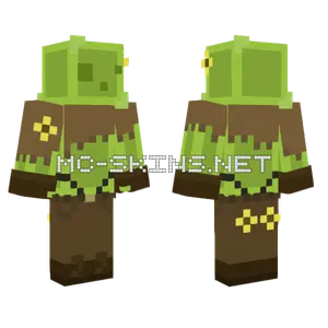 Green Mud Monster Minecraft skin