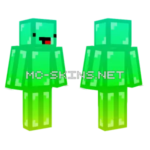 Green Ombre Skeppy Minecraft skin