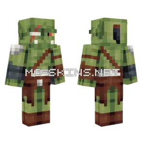 Green Orc Skin Minecraft skin