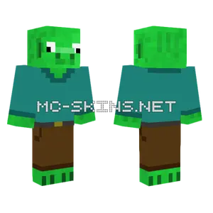Green Piggy Skin Minecraft skin