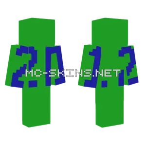 Green Pixelated Monster Minecraft skin