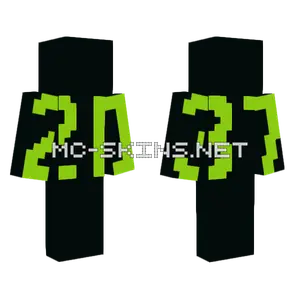 Green Pixelated Monster Minecraft skin
