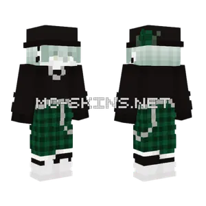 Green Plaid Boy Minecraft skin