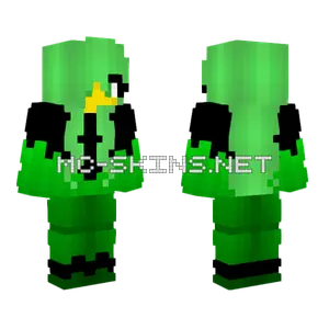 Green Poison Outfit Minecraft skin
