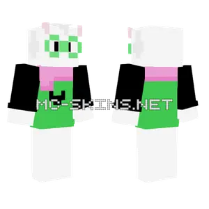 Green Ralsei Minecraft skin