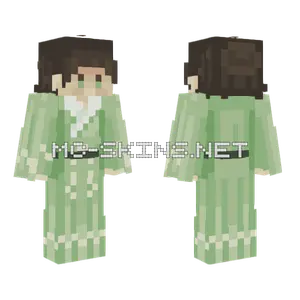 Green Robe Minecraft skin