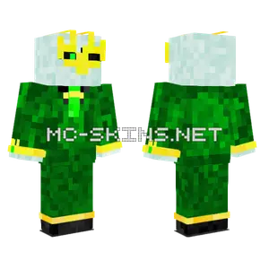 Green Robot Skin Minecraft skin