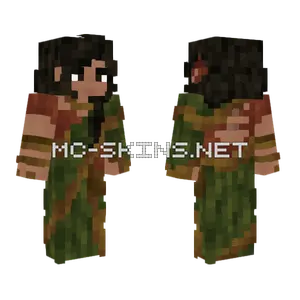 Green Sari From Planet Minecraft skin