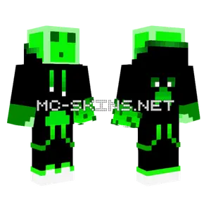 Green Slime Creeper Minecraft skin