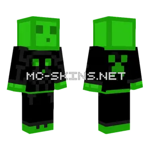 Green Slime Monster Minecraft skin