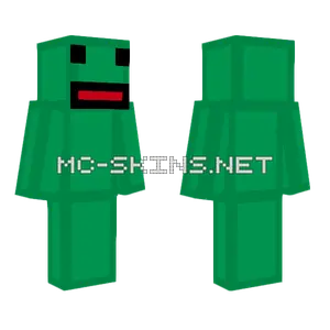 Green Slime Monster Minecraft skin