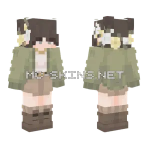 Green Spring Edit Minecraft skin