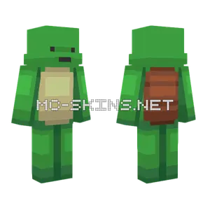 Green Turtle Skin Minecraft skin