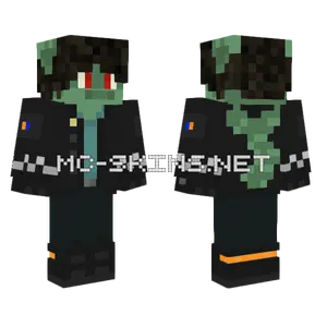 Green Zombie Boy Minecraft skin