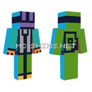 Green Zombie Doctor Minecraft skin