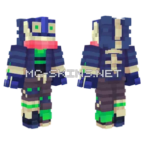 Greninja Blue Team BB Minecraft skin