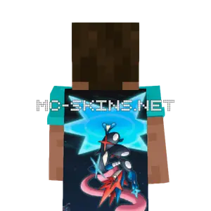 Greninja Mega cape, outside and lining