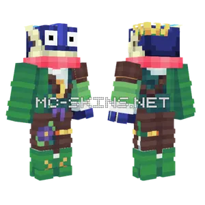 Greninja Slimy Slimes Chamber Trials Minecraft skin